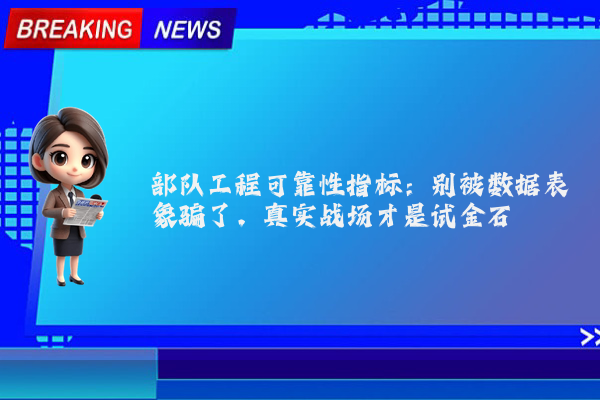 部队工程可靠性指标:别被数据表象骗了,真实战场才是试金石